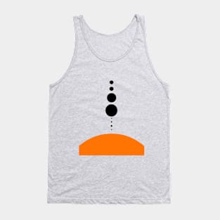 Simplistic Solar System Model Artwork Tank Top